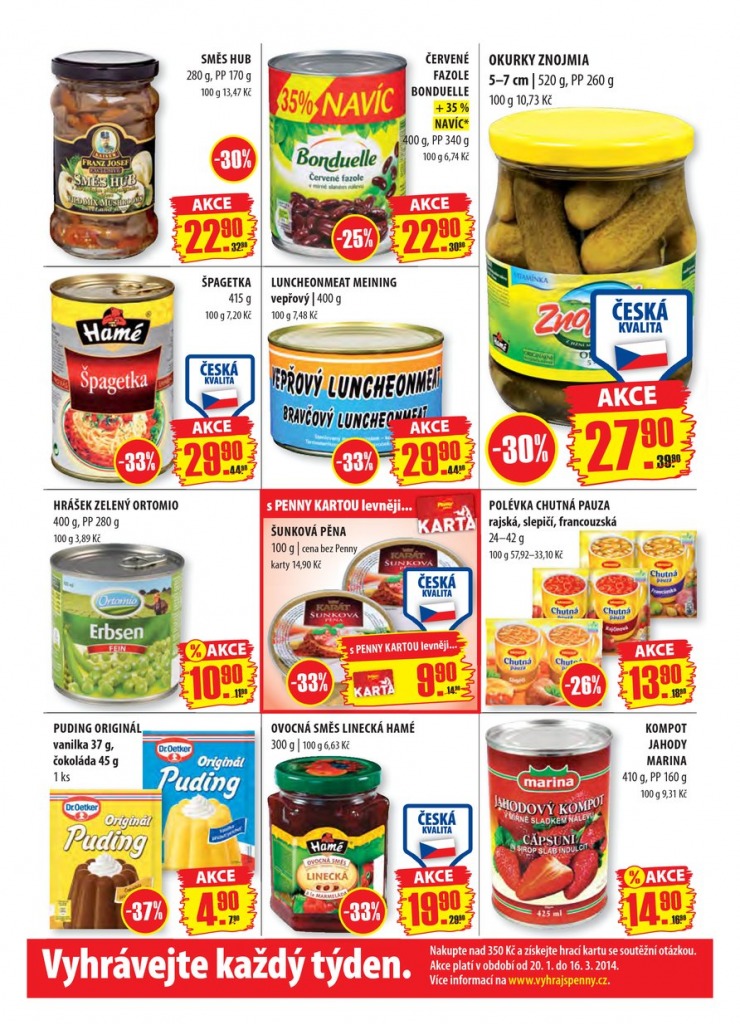 leták Penny Aktuální nabídka od 10.2.2014 strana 1 leták Penny Aktuální nabídka od 10.2.2014 strana 1