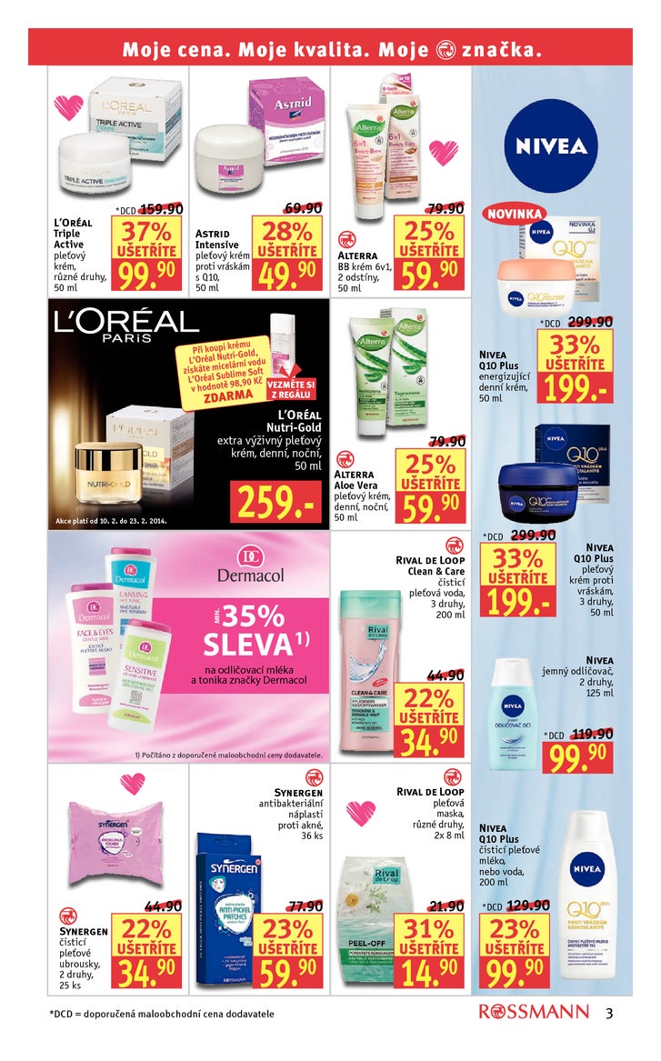 leták Rossmann Leták od 10.2.2014 strana 1 leták Rossmann Leták od 10.2.2014 strana 1