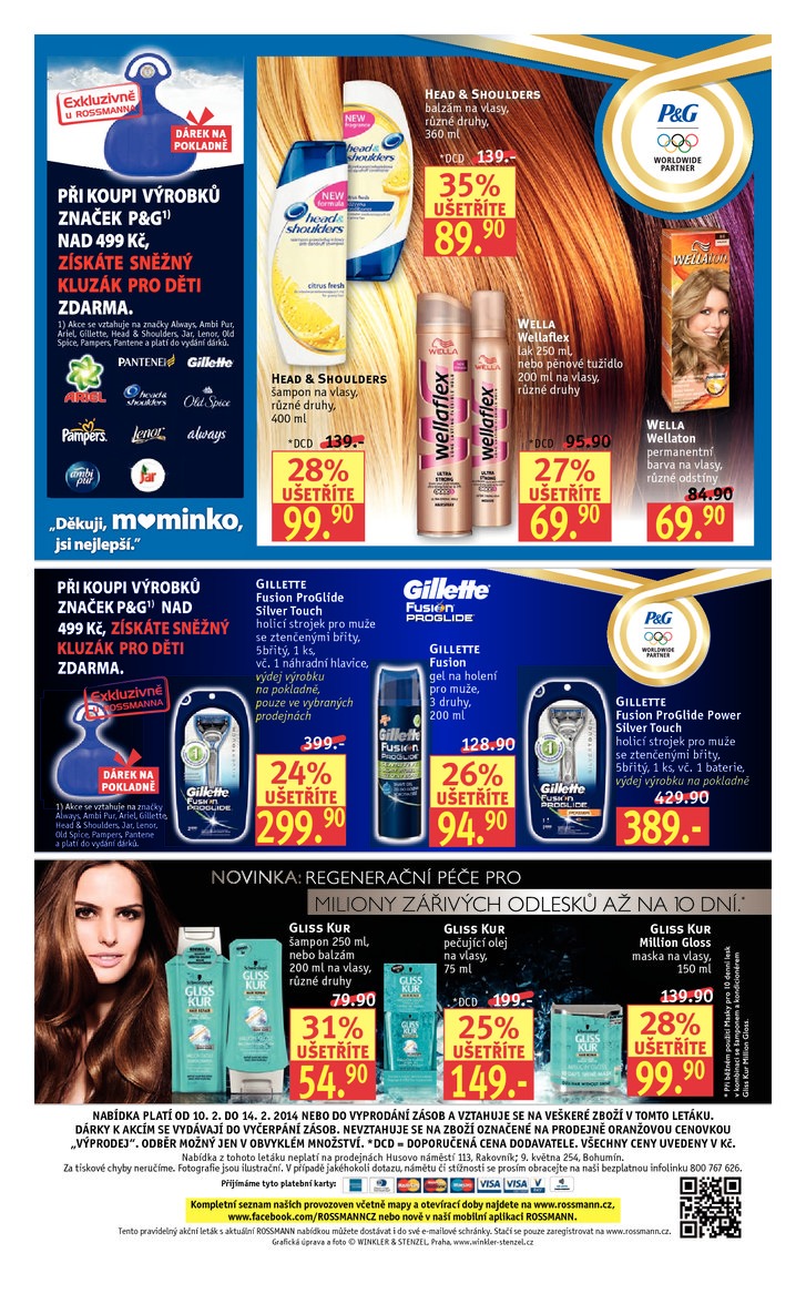 leták Rossmann Leták od 10.2.2014 strana 1 leták Rossmann Leták od 10.2.2014 strana 1