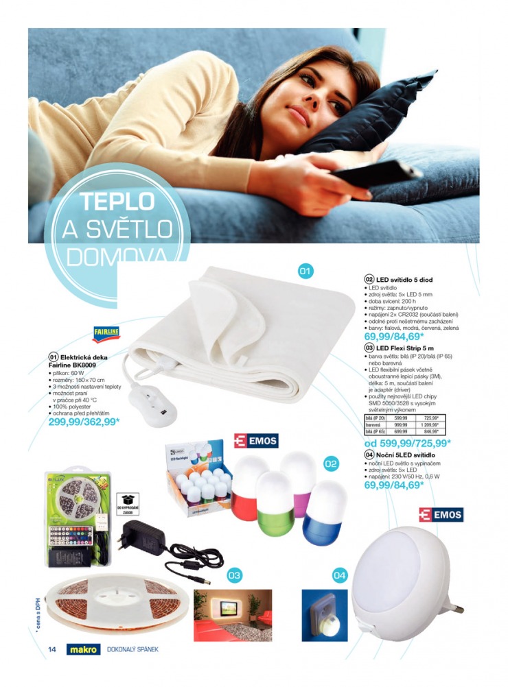 leták Makro Dokonalý spánek od 12.2.2014 strana 1 leták Makro Dokonalý spánek od 12.2.2014 strana 1