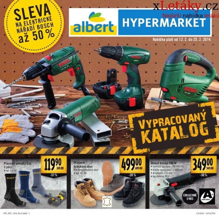 leták Albert Hypermarket - kutilství akční leták strana 1 leták Albert Hypermarket - kutilství akční leták strana 1