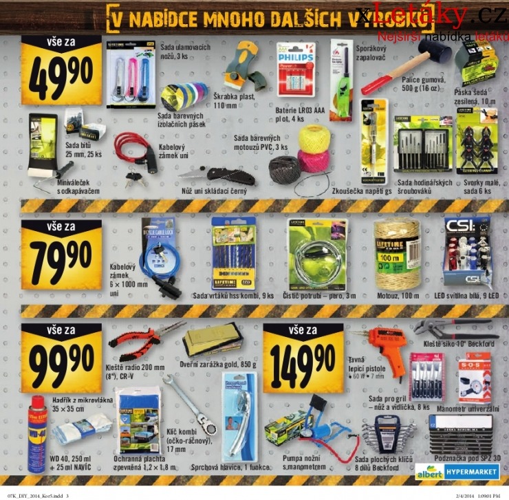 leták Albert Hypermarket - kutilství akční leták strana 1 leták Albert Hypermarket - kutilství akční leták strana 1