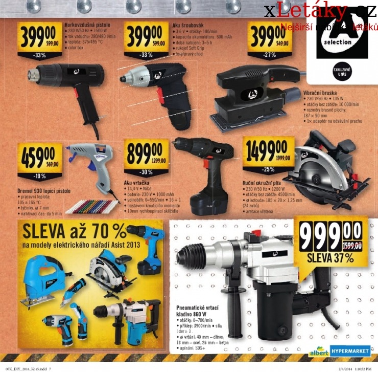 leták Albert Hypermarket - kutilství akční leták strana 1 leták Albert Hypermarket - kutilství akční leták strana 1