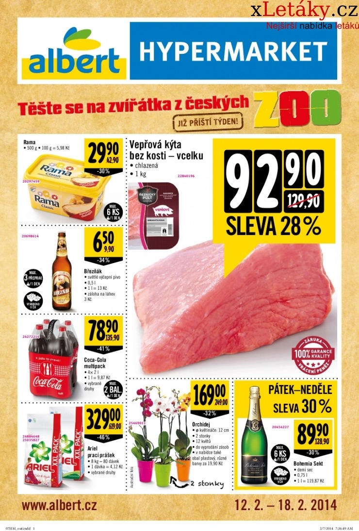 leták Albert Hypermarket akční leták strana 1 leták Albert Hypermarket akční leták strana 1