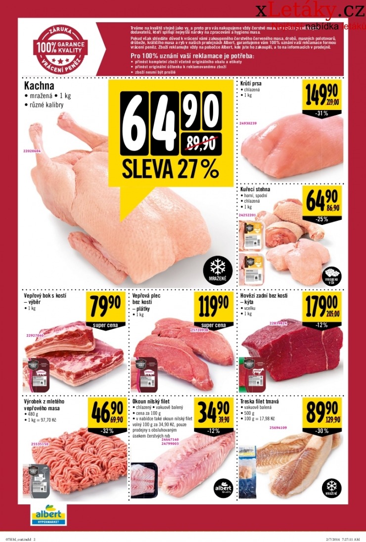 leták Albert Hypermarket akční leták strana 1 leták Albert Hypermarket akční leták strana 1