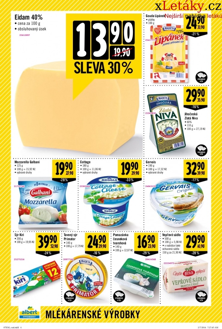 leták Albert Hypermarket akční leták strana 1 leták Albert Hypermarket akční leták strana 1