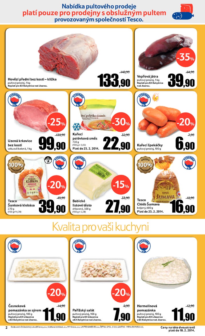 leták Tesco Expres obchody od 12.2.2014 strana 1 leták Tesco Expres obchody od 12.2.2014 strana 1