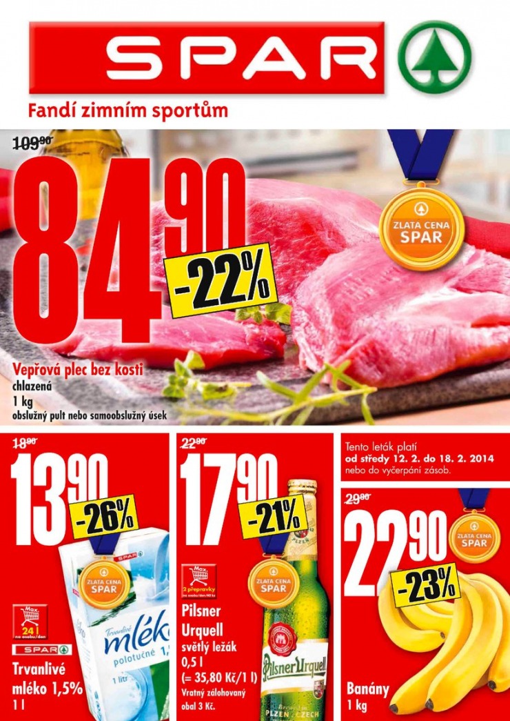 leták Interspar nabídka Spar od 12.2.2014 strana 1 leták Interspar nabídka Spar od 12.2.2014 strana 1