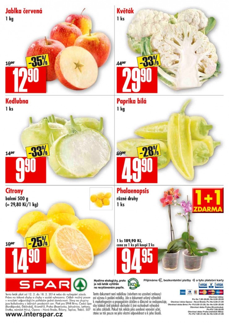 leták Interspar nabídka Spar od 12.2.2014 strana 1 leták Interspar nabídka Spar od 12.2.2014 strana 1