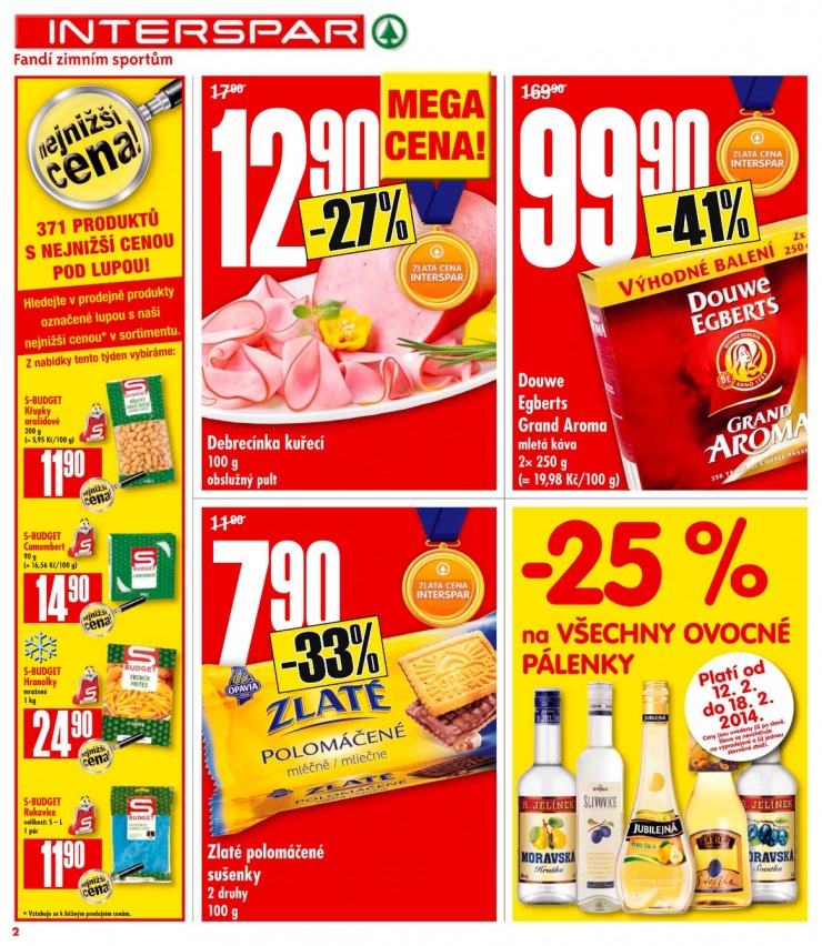 leták Interspar Akční nabídka od 12.2.2014 strana 1 leták Interspar Akční nabídka od 12.2.2014 strana 1