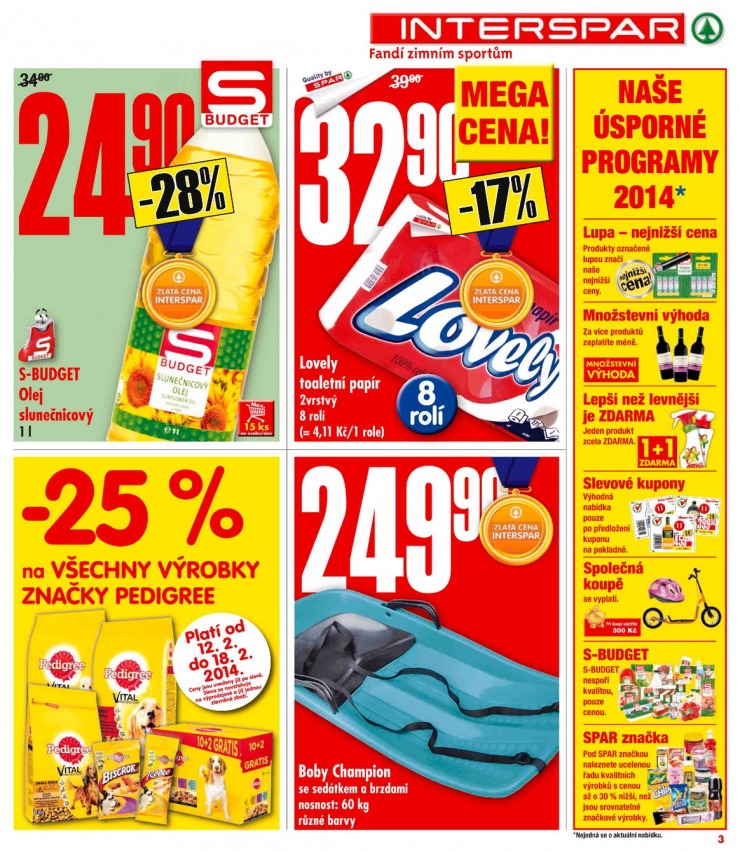 leták Interspar Akční nabídka od 12.2.2014 strana 1 leták Interspar Akční nabídka od 12.2.2014 strana 1