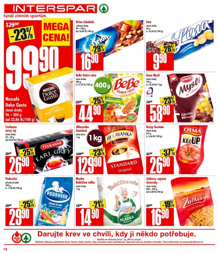 leták Interspar Akční nabídka od 12.2.2014 strana 1 leták Interspar Akční nabídka od 12.2.2014 strana 1