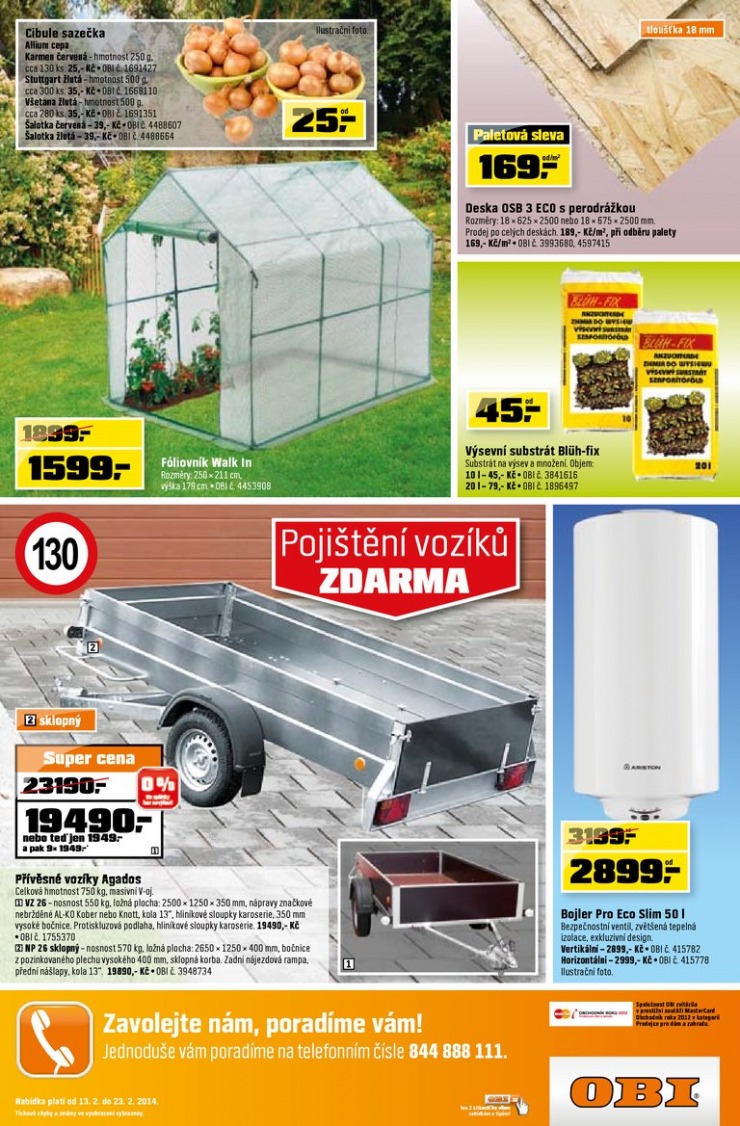 leták OBI Aktuální leták od 13.2.2014 strana 1 leták OBI Aktuální leták od 13.2.2014 strana 1