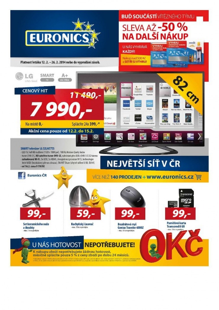 letk Euronics Aktuln letk od 12.2.2014 strana 1