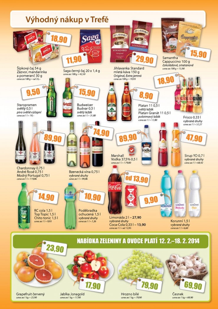 leták COOP Trefa od 12.2.2014 strana 1 leták COOP Trefa od 12.2.2014 strana 1