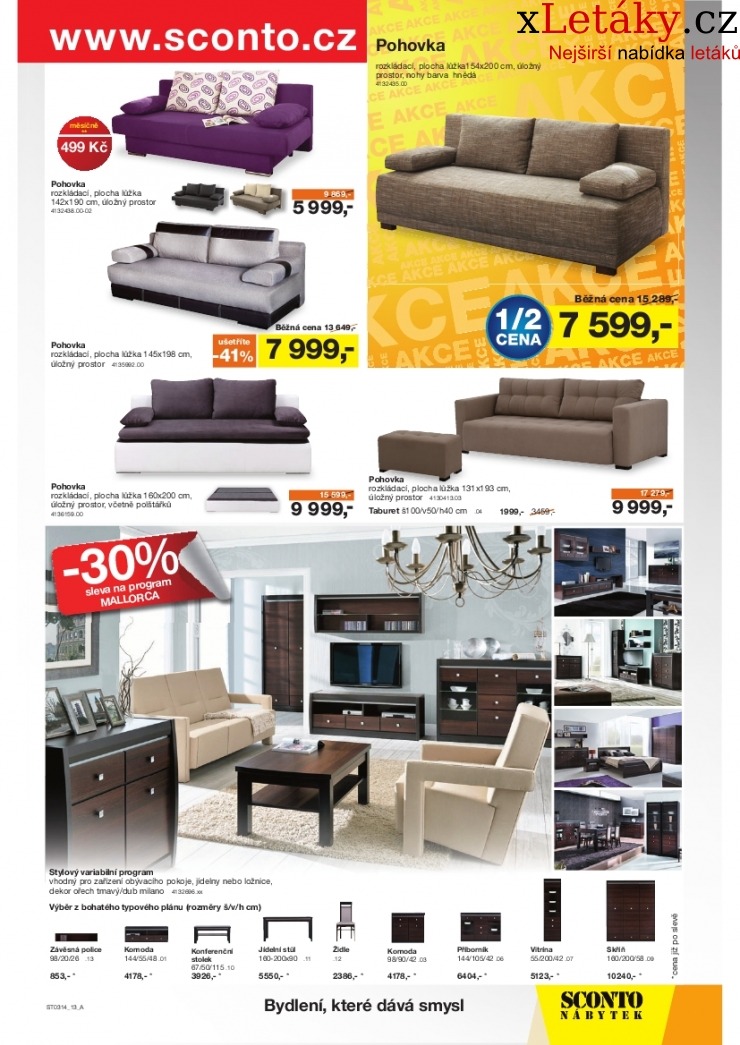 leták Sconto nábytek leták strana 1 leták Sconto nábytek leták strana 1