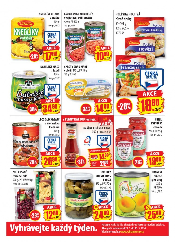 let�k Penny Aktu�ln� nab�dka od 17.2.2014 strana 1