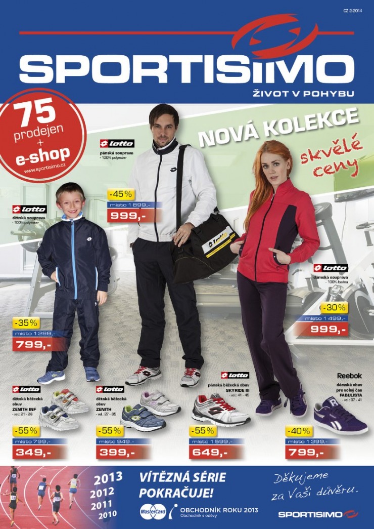 letk Sportisimo Aktuln letk od 13.2.2014 strana 1