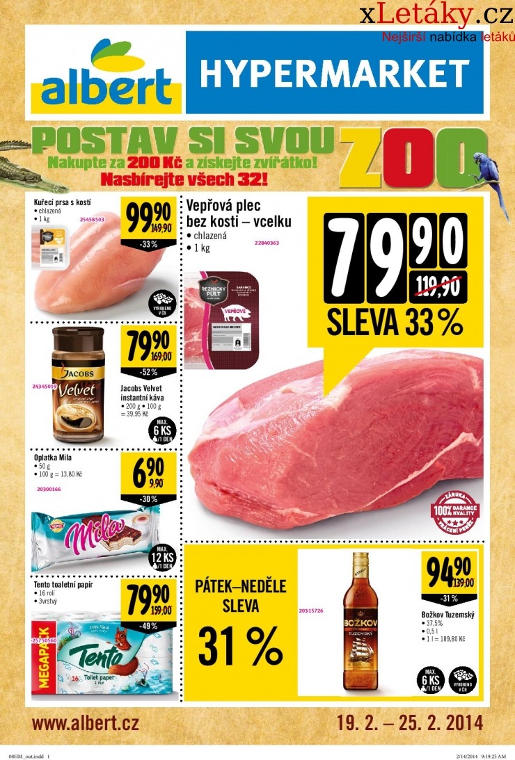 leták Albert hypermarket leták strana 1 leták Albert hypermarket leták strana 1
