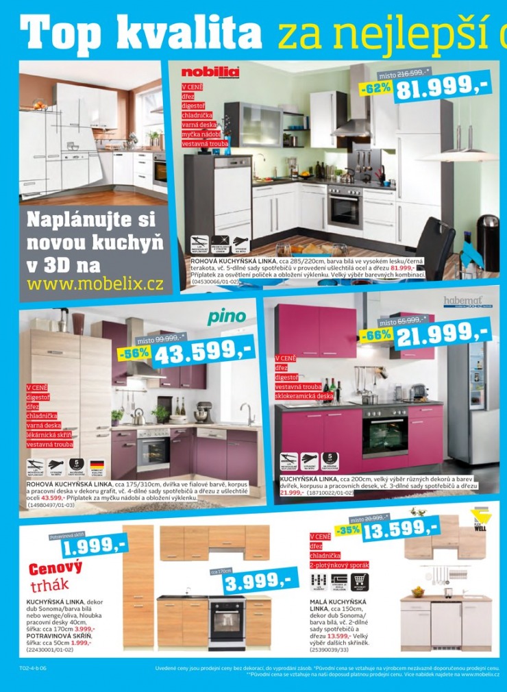 let�k Mobelix Aktu�ln� prospekt od 17.2.2014 strana 1