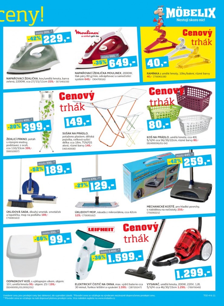 let�k Mobelix Aktu�ln� prospekt od 17.2.2014 strana 1