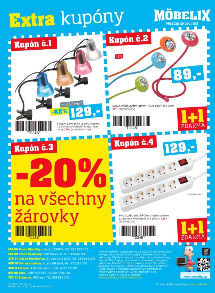 leták Mobelix Aktuální prospekt od 17.2.2014 strana 1 leták Mobelix Aktuální prospekt od 17.2.2014 strana 1