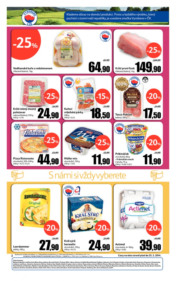 leták Tesco supermarkety od 19.2.2014 strana 1 leták Tesco supermarkety od 19.2.2014 strana 1