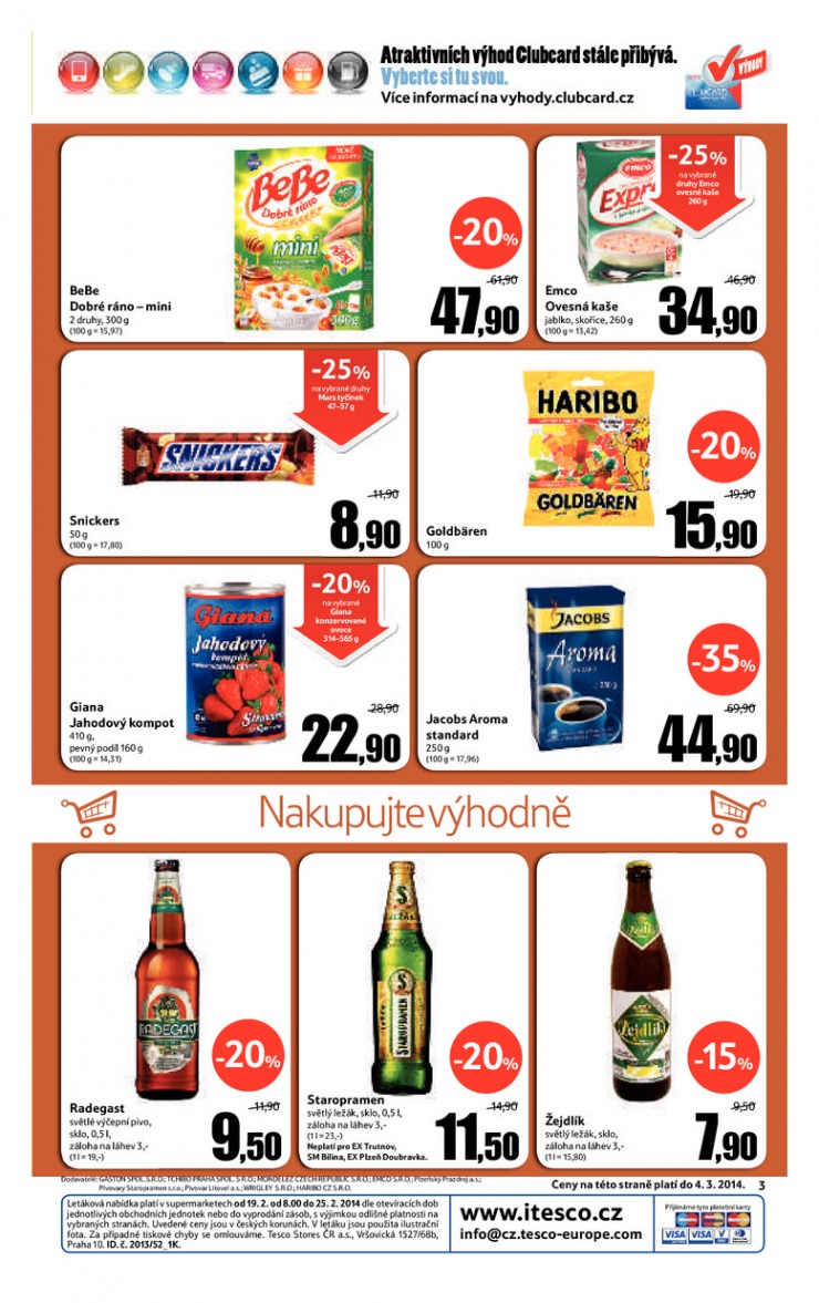 leták Tesco supermarkety od 19.2.2014 strana 1 leták Tesco supermarkety od 19.2.2014 strana 1