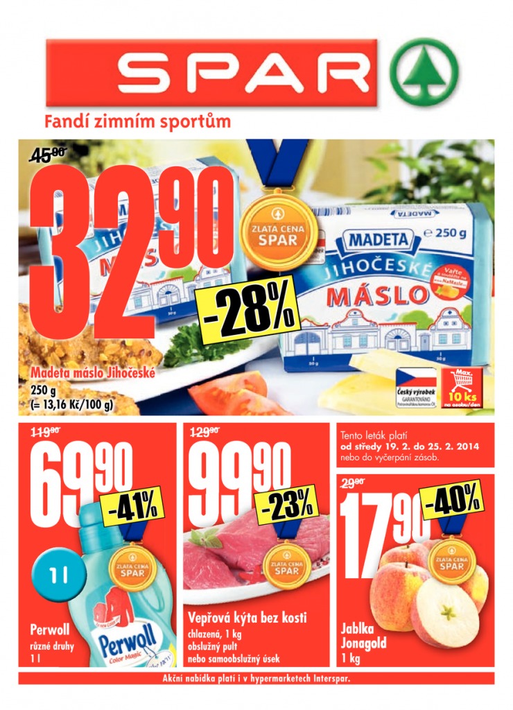 leták Interspar nabídka Spar od 19.2.2014 strana 1 leták Interspar nabídka Spar od 19.2.2014 strana 1