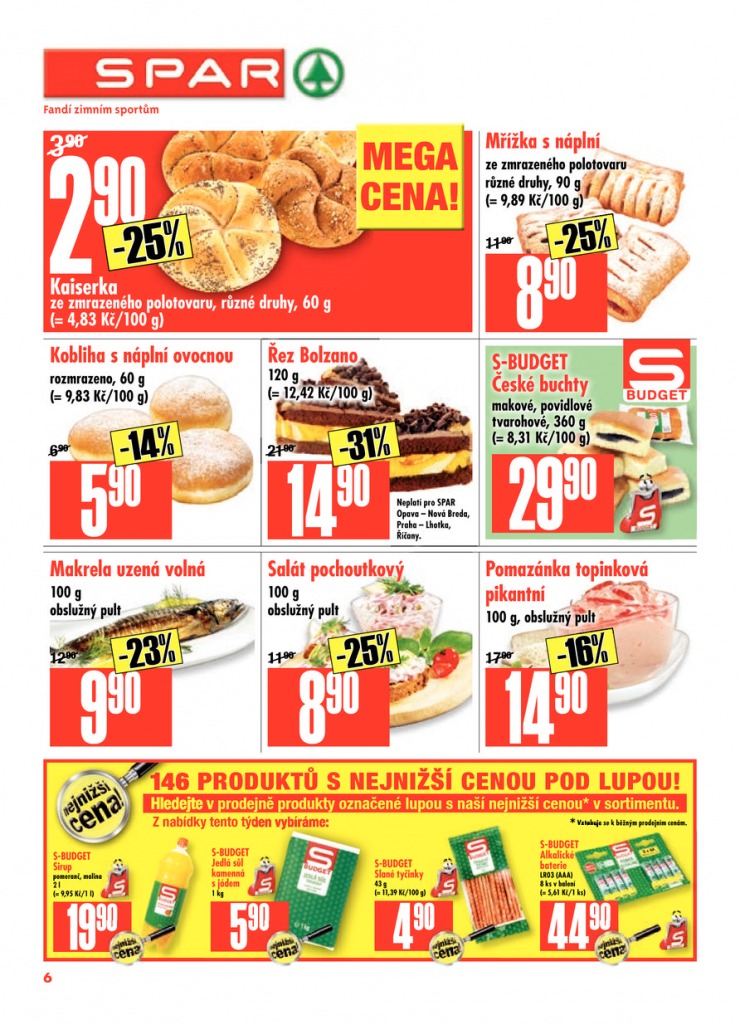 letk Interspar nabdka Spar od 19.2.2014 strana 1