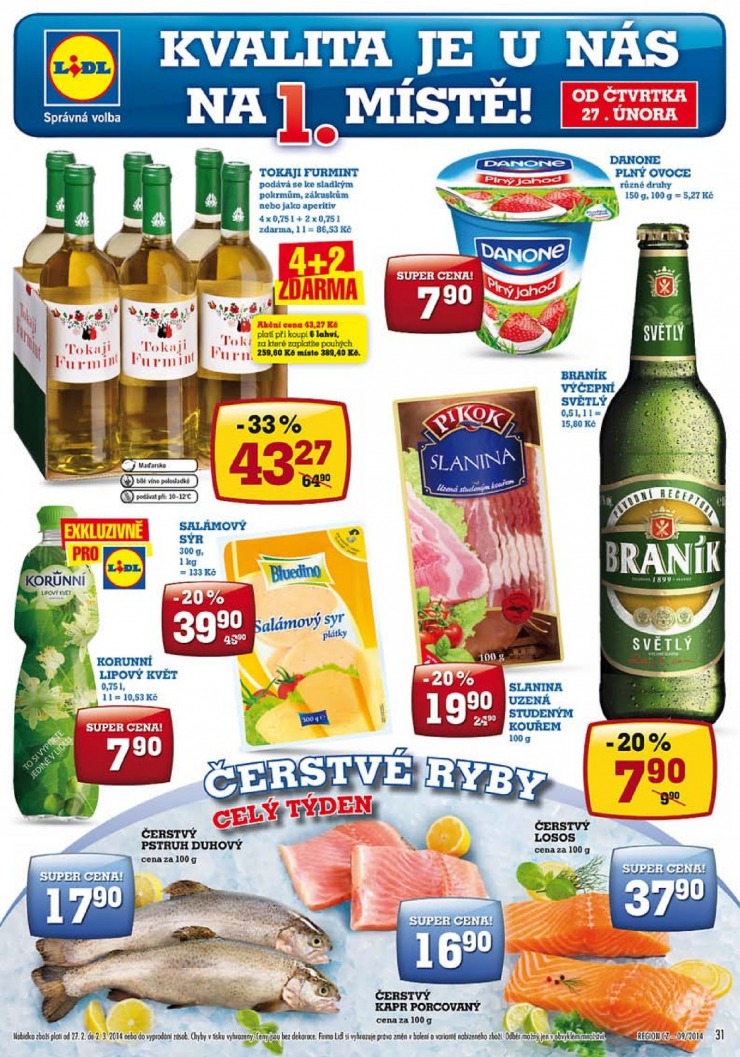 let�k Lidl Ak�n� nab�dka od 24.2.2014 strana 1