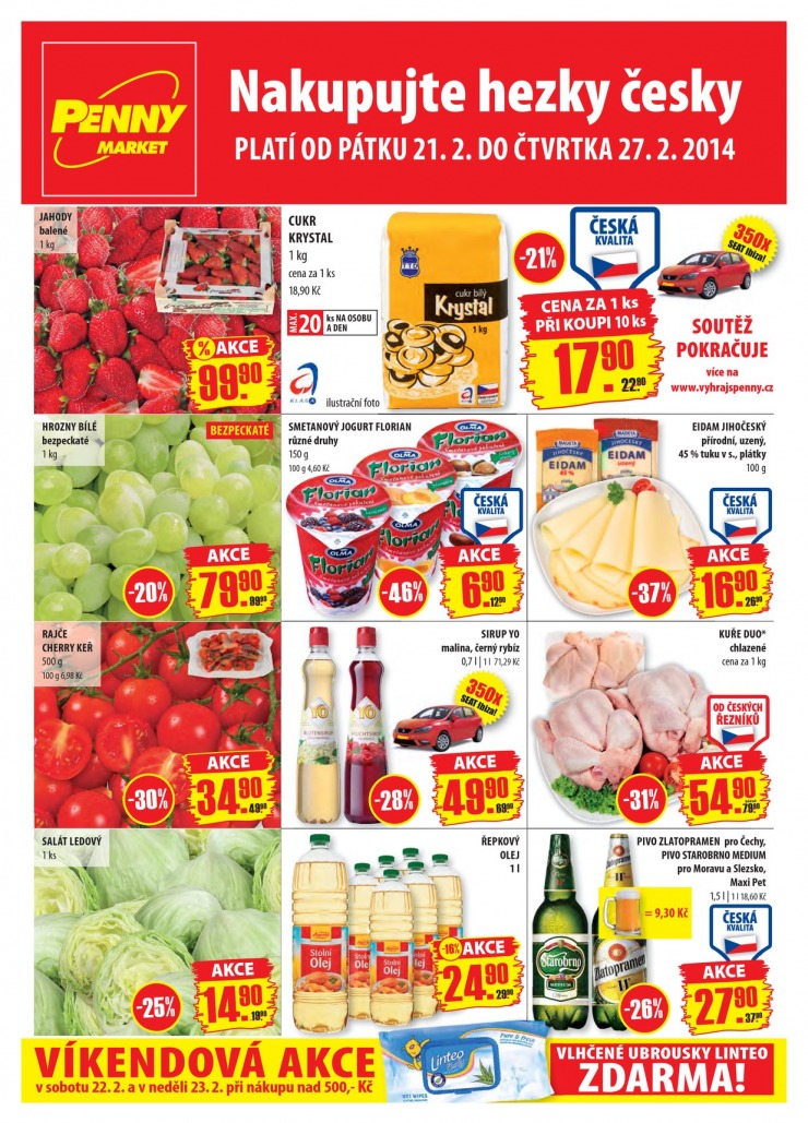 leták Penny Aktuální nabídka od 21.2.2014 strana 1 leták Penny Aktuální nabídka od 21.2.2014 strana 1