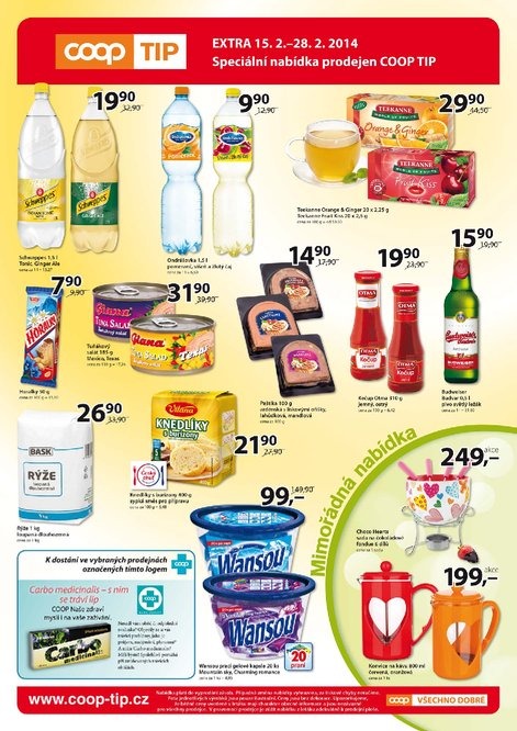 leták COOP Tip extra od 15.2.2014 strana 1 leták COOP Tip extra od 15.2.2014 strana 1