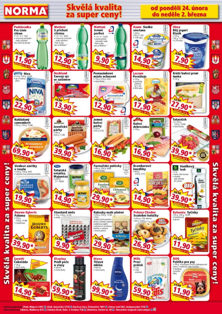 leták Norma Aktuální leták od 24.2.2014 strana 1 leták Norma Aktuální leták od 24.2.2014 strana 1