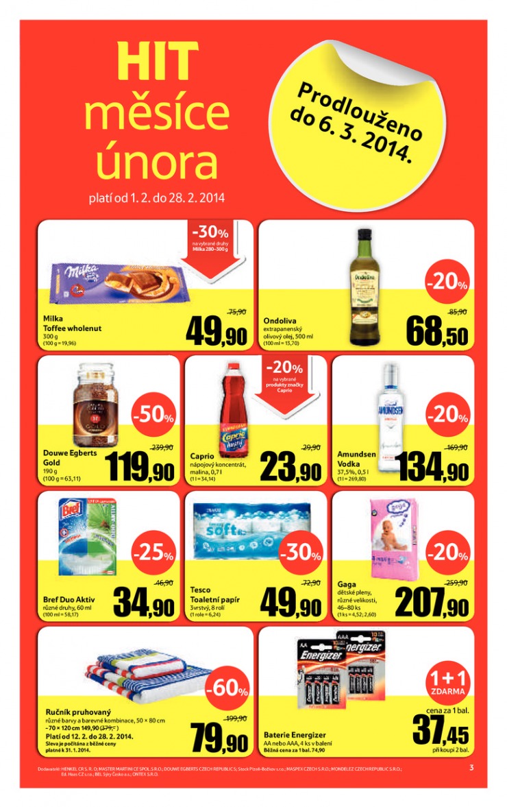leták Tesco supermarkety od 26.2.2014 strana 1 leták Tesco supermarkety od 26.2.2014 strana 1
