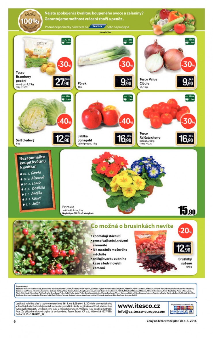 leták Tesco supermarkety od 26.2.2014 strana 1 leták Tesco supermarkety od 26.2.2014 strana 1