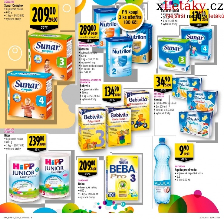 leták Albert hypermarket BABY leták strana 1 leták Albert hypermarket BABY leták strana 1