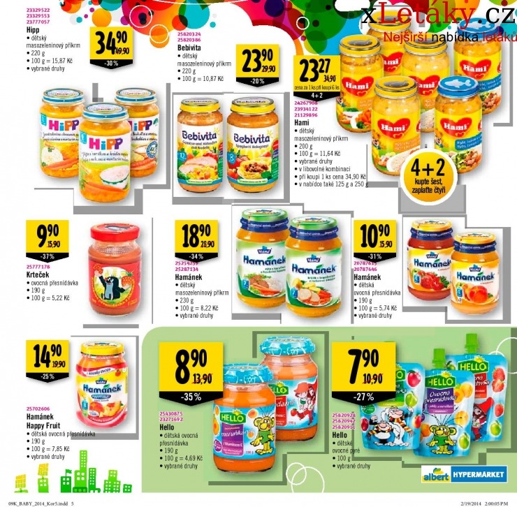 leták Albert hypermarket BABY leták strana 1 leták Albert hypermarket BABY leták strana 1