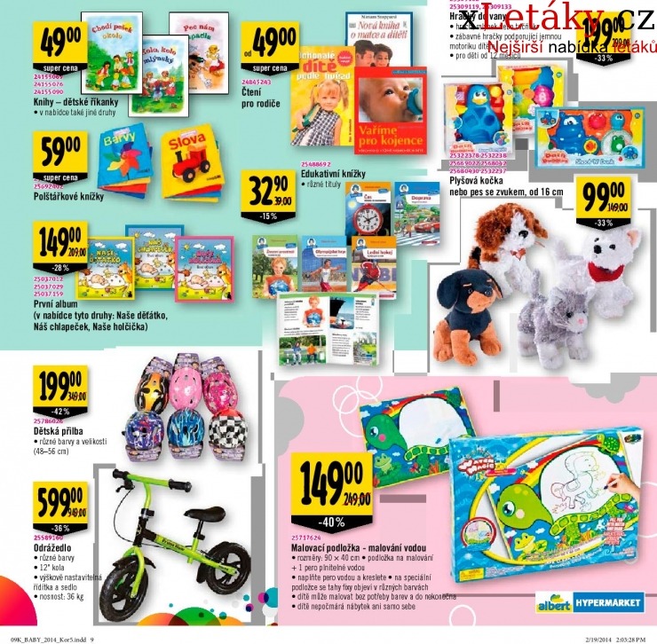 leták Albert hypermarket BABY leták strana 1 leták Albert hypermarket BABY leták strana 1
