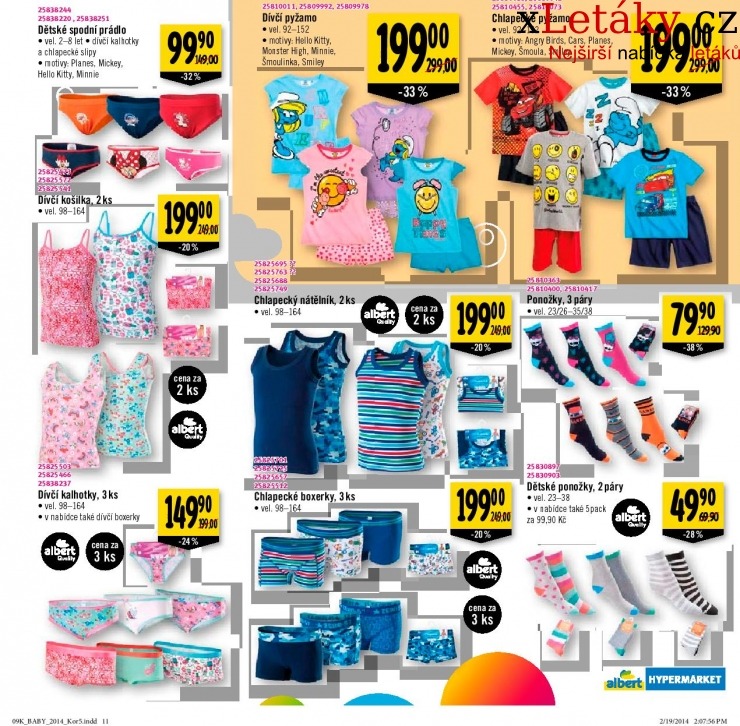 leták Albert hypermarket BABY leták strana 1 leták Albert hypermarket BABY leták strana 1