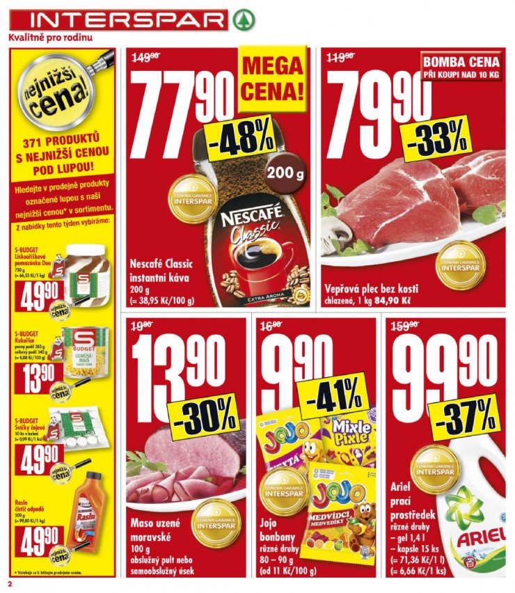 leták Interspar Akční nabídka od 26.2.2014 strana 1 leták Interspar Akční nabídka od 26.2.2014 strana 1