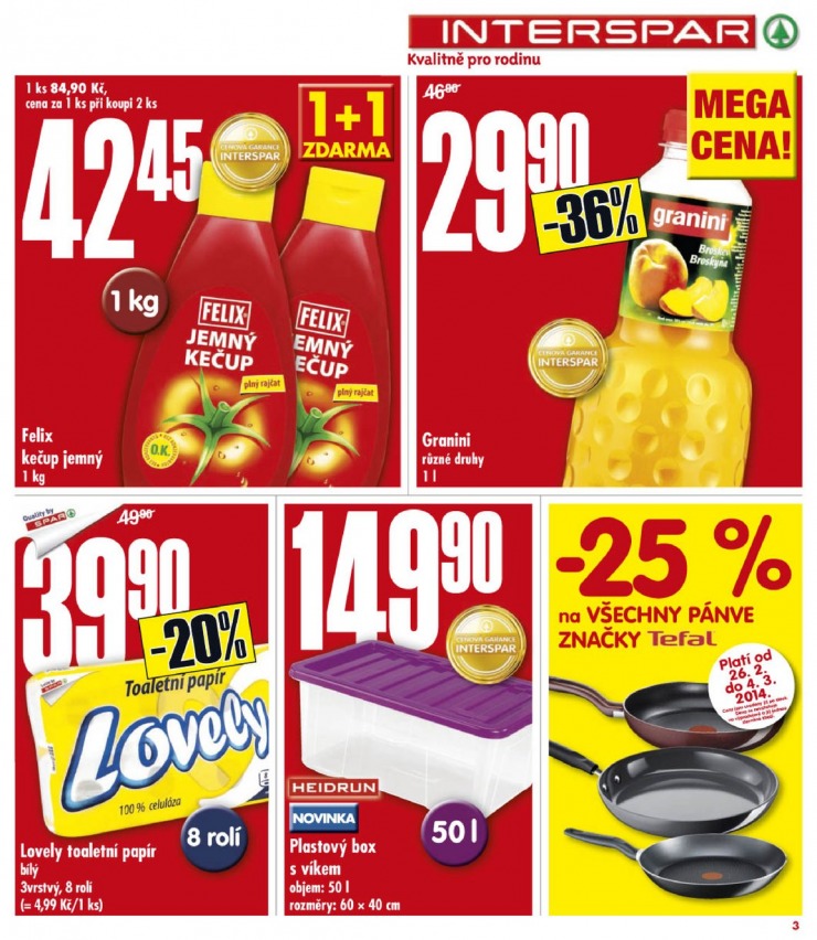 leták Interspar Akční nabídka od 26.2.2014 strana 1 leták Interspar Akční nabídka od 26.2.2014 strana 1