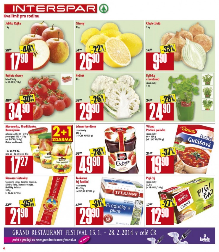 leták Interspar Akční nabídka od 26.2.2014 strana 1 leták Interspar Akční nabídka od 26.2.2014 strana 1