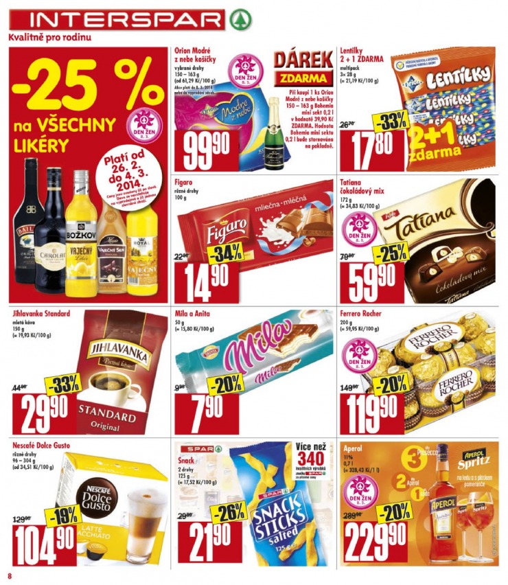 leták Interspar Akční nabídka od 26.2.2014 strana 1 leták Interspar Akční nabídka od 26.2.2014 strana 1