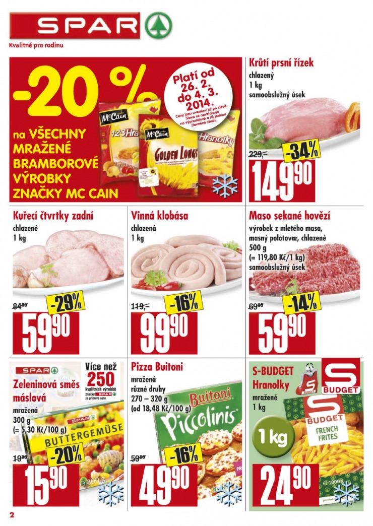 leták Interspar nabídka Spar od 26.2.2014 strana 1 leták Interspar nabídka Spar od 26.2.2014 strana 1