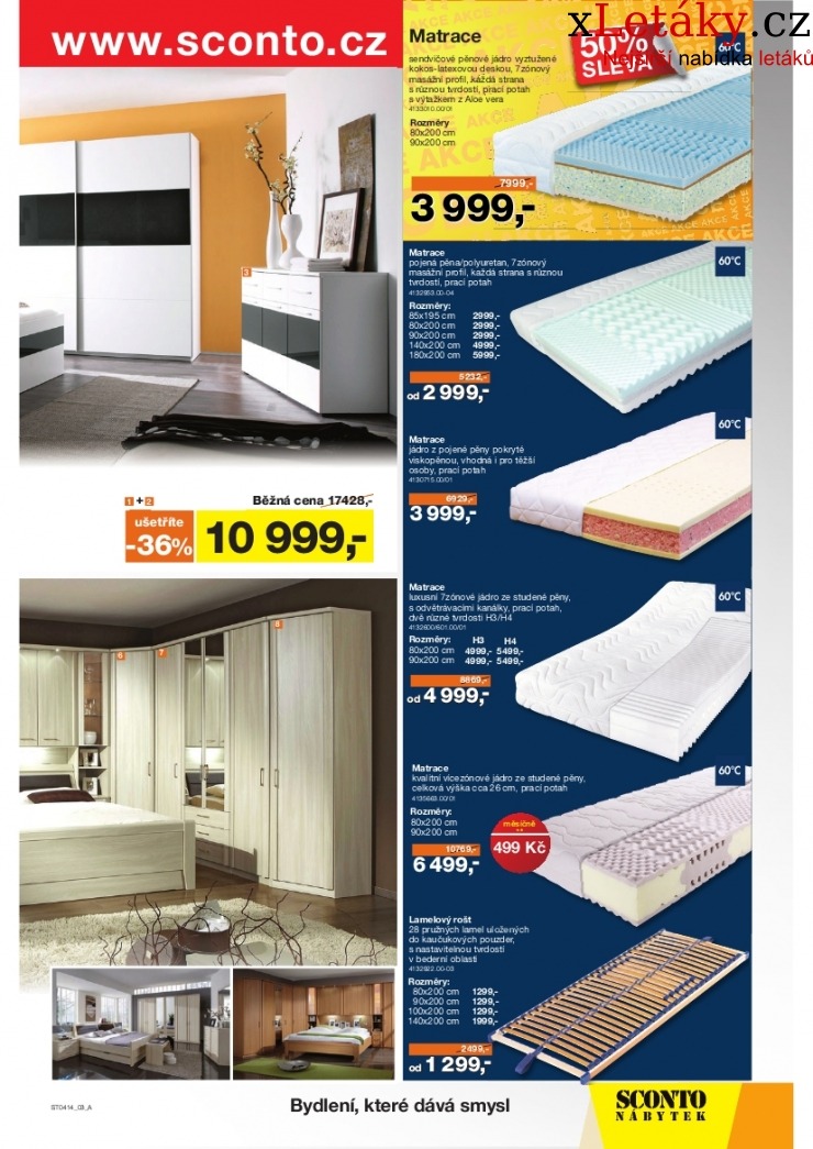 leták Sconto nábytek leták strana 1 leták Sconto nábytek leták strana 1