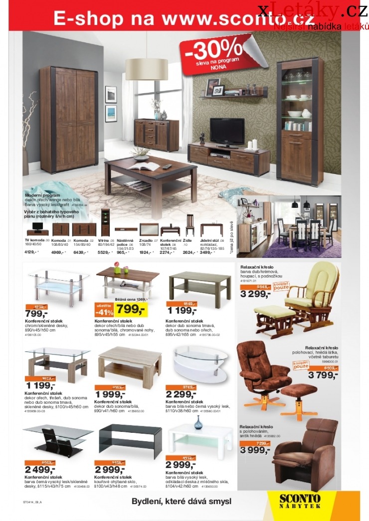 leták Sconto nábytek leták strana 1 leták Sconto nábytek leták strana 1