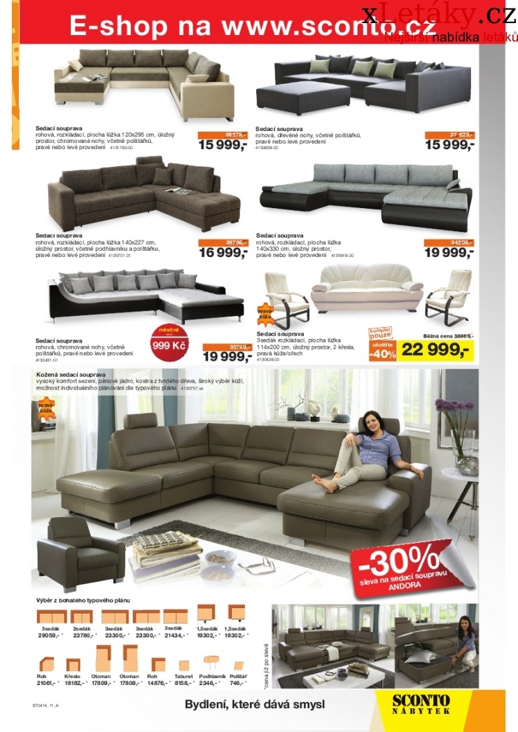 leták Sconto nábytek leták strana 1 leták Sconto nábytek leták strana 1