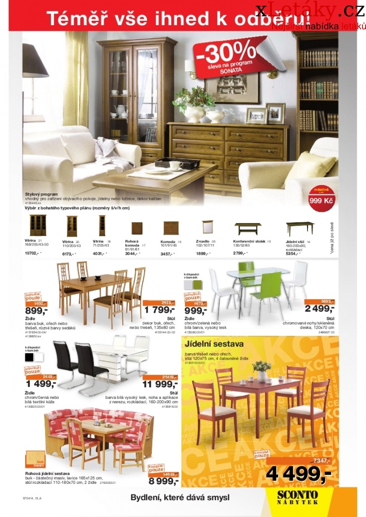 leták Sconto nábytek leták strana 1 leták Sconto nábytek leták strana 1