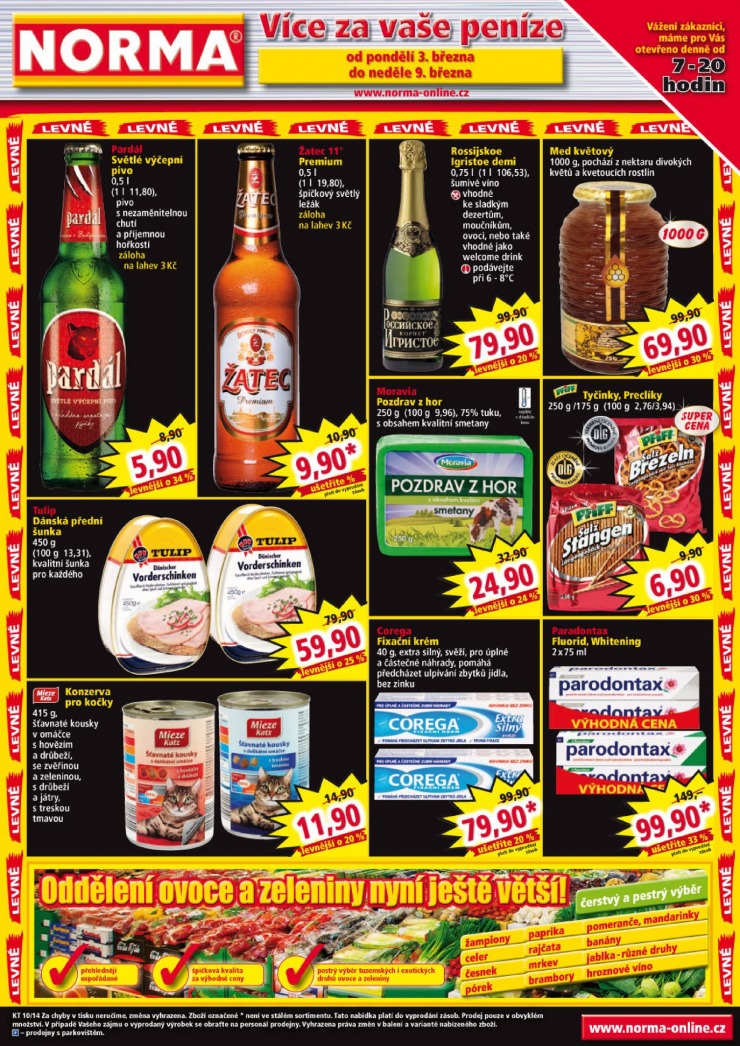 letk Norma Aktuln letk od 3.3.2014 strana 1